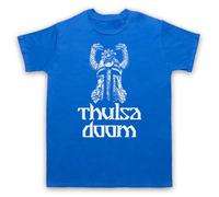 My Icon Art & Clothing Thulsa Doom Snake Helmet 80's Fantasy Barbarian Con - Maglietta da uomo, Blu reale, 3XL