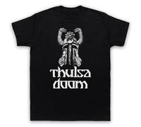 My Icon Art & Clothing Thulsa Doom Snake Helmet 80's Fantasy Barbarian Con - Maglietta da uomo, Nero , L