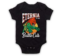 My Icona Art & Clothing He-Man Eternia Battle Cats Sport Team Parodia Cartoon TV Baby Grow Nero 2 mesi