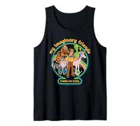 My Imaginary Friends Unicorn Alien Bigfoot Retro Adult Humor Canotta