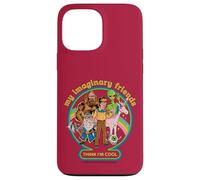 My Imaginary Friends Unicorn Alien Bigfoot Retro Adult Humor Custodia per iPhone 13 Pro Max