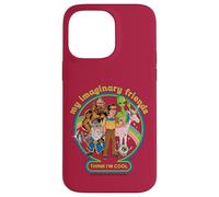 My Imaginary Friends Unicorn Alien Bigfoot Retro Adult Humor Custodia per iPhone 14 Pro Max