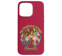 My Imaginary Friends Unicorn Alien Bigfoot Retro Adult Humor Custodia per iPhone 15 Pro Max