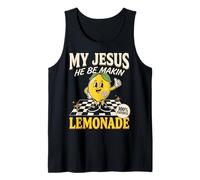 My Jesus He Be Making Lemonade Faith Retro Groovy Apparel Canotta