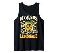 My Jesus He Be Making Lemonade Faith Retro Groovy Apparel Canotta