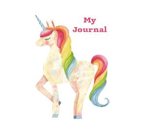 My Journal: 100 pages ruled notepad for kids, Unicorn Cute design, Perfect for daily journaling or note taking, perfect gift for kids.