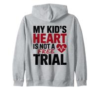 My Kid's Heart IS Not A Free Trial Felpa con Cappuccio