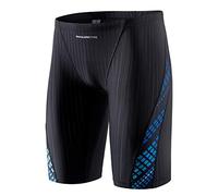 MY KILOMETRE Costume da Bagno Uomo Jammer Nuoto - Boxer Lungo ad Asciugatura Rapida Resistenza per Competizione e Allenamento in Piscina