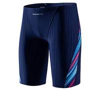 MY KILOMETRE Costume da Bagno Uomo - Jammer Nuoto Competizione con Cloro-Resistente e Asciugatura Rapida, per Competizioni e Allenamenti in Piscina