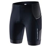 MY KILOMETRE Pantaloncini da Triathlon Uomo - Culotte da Ciclismo Professionale con 2 Tasche Lateralit, Traspirante & Asciugatura Rapida UPF 50+ per Nuoto e Corsa