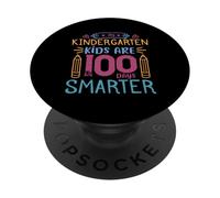 My Kindergarten Kids Are 100 Days Smarter Back To School PopSockets PopGrip Adesivo