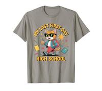 My Last First Day High School Dog Cool Back to School Maglietta