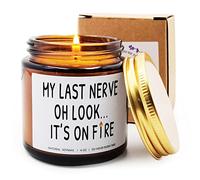 My Last Nerve Candele profumate alla lavanda, regalo divertente dell'amicizia per migliori amiche, donne, festa della mamma, compleanno, Natale, San Valentino, regali per mamma, papà, sorella, collega