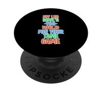 MY LEO SOUL'S TOO WILD FOR YOUR TAME GAME PopSockets PopGrip Adesivo