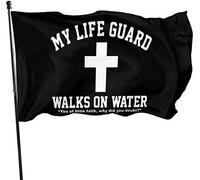 My Life Guard Walks On Water Flag Welcome Party Festival Flag 3X 5Ft Banner con occhielli Decorazioni per interni all'aperto