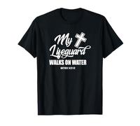 My Lifeguard Walks On Water Religion Versi Regalo Maglietta