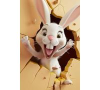 My Little Bunny Notebook: Cute Rabbit Pattern Journal