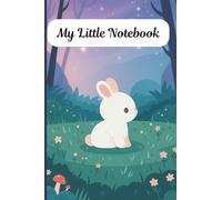 My Little Notebook: Mini Composition Notebook for Teens/College Ruled/100 Pages/4x6 Inches/Kawaii Rabbit Design