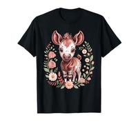 My Little Okapi Forest Giraffe Zoo Animal Cute Maglietta