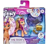 My Little Pony: A New Generation Movie Crystal Adventure Alicorn Sunny Starscout - 3 pollici Winged Unicorn Toy Surprise