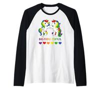 My Little Pony Be-You-Tiful Classic Rainbow Ponys Maglia con Maniche Raglan