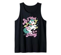 My Little Pony Christmas all I Want Is A Pony Vintage Poster Canotta