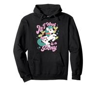 My Little Pony Christmas all I Want Is A Pony Vintage Poster Felpa con Cappuccio