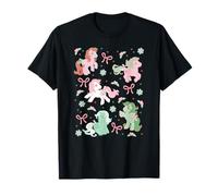 My Little Pony Christmas Vintage Cute Ponies Collage Maglietta