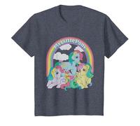 My Little Pony Classic Ponies with Logo Maglietta, Bambini, Pervinca, 8 Anni