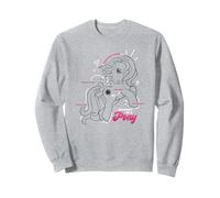 My Little Pony Cute Anatomy of A Pony Line Art Felpa