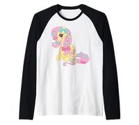 My Little Pony: Friendship Is Magic Fluttershy with Bows Maglia con Maniche Raglan