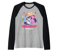 My Little Pony Friendship Is Magic Group Maglia con Maniche Raglan