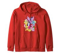 My Little Pony: Friendship Is Magic Main Cast Group Shot Felpa con Cappuccio