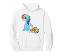 My Little Pony: Friendship Is Magic Rainbow Dash Sitting Felpa con Cappuccio