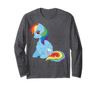 My Little Pony: Friendship Is Magic Rainbow Dash Sitting Maglia a Manica