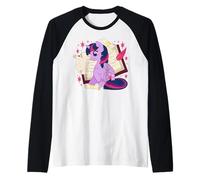 My Little Pony: Friendship Is Magic Twilight Sparkle Reading Maglia con Maniche Raglan