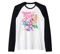 My Little Pony: Friendship Is Magic Year of The Pony Group Maglia con Maniche Raglan