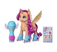 My Little Pony Hasbro Giocattolo Sunny Canta e Pattina, Giocattolo interattivo da 22,5cm, Ispirato al Film Nuova Generazione con 50 reazioni e luci, Include Telecomando