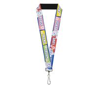 My Little Pony Lanyard, My Little Pony Three Ponies Trait Text Blocks Multi Colo
