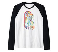 My Little Pony Magic Rainbow Door Maglia con Maniche Raglan