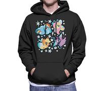 My Little Pony Main Characters Men's Hooded Sweatshirt