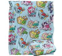 My Little Pony Mlp Pop Art Pattern Silky Touch Super Soft Throw Blanket 152 x 127 cm