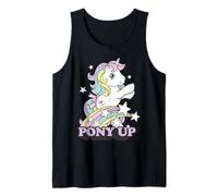 My Little Pony Pony Up Prancing Unicorn Rainbow And Stars Canotta