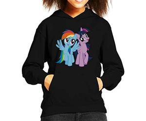 My Little Pony Rainbow Dash And Twilight Sparkle Kid's Hooded Sweatshirt