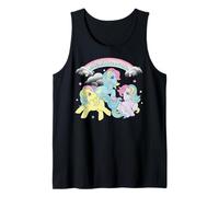 My Little Pony Rainbow Stars And Cloud Banner Trio of Ponies Canotta