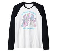 My Little Pony Rollin' with My Ponies Prancing Group Ponies Maglia con Maniche Raglan