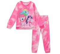 My Little Pony Set felpa e pantaloni da bambina per bambini piccoli e grandi, Rosa, 12