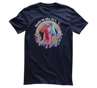 My Little Pony T-Shirt Uomo Manica Corta Collo Rotondo Nero Blu Indigo Navy