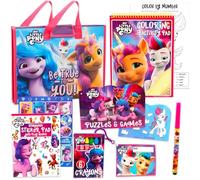 My Little Pony Ultimate Activity Set - Portfolio con libri da colorare, adesivi, giochi, puzzle, disegni e altro ancora | My Little Pony Attività per ragazze, bambini