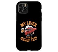 My Liver Is On A Group Trip Beer Lover October Festival Custodia per iPhone 11 Pro